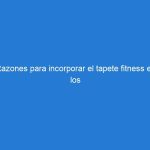 Razones para incorporar el tapete fitness en los entrenamientos de tu gimnasio