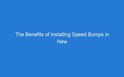 The Benefits of Installing Speed Bumps in New York City
